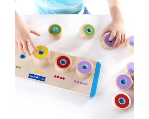 Розвиваюча іграшка Guidecraft Manipulatives Рахункові стовпчики (G6736) Розвиваюча іграшка Guidecraft Manipulatives Рахункові стовпчики (G6736)
