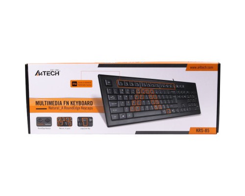 Клавіатура A4Tech KRS-85 USB Black