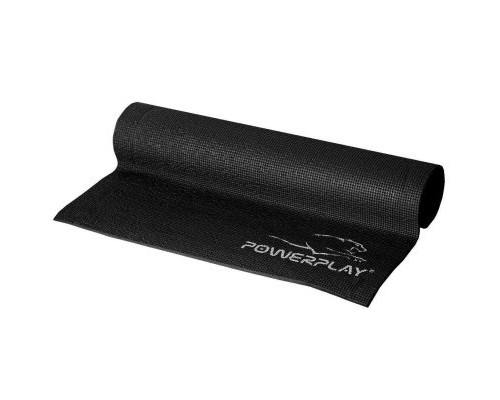 Килимок для фітнесу PowerPlay 4010 173 x 61 x 0.6 см Black (PP_4010_Black_(173*0,6))