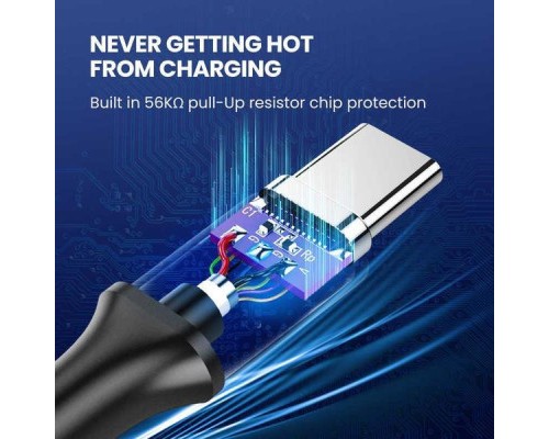 Дата кабель USB 3.0 AM to Type-C 1.0m US184 Black Ugreen (20882)