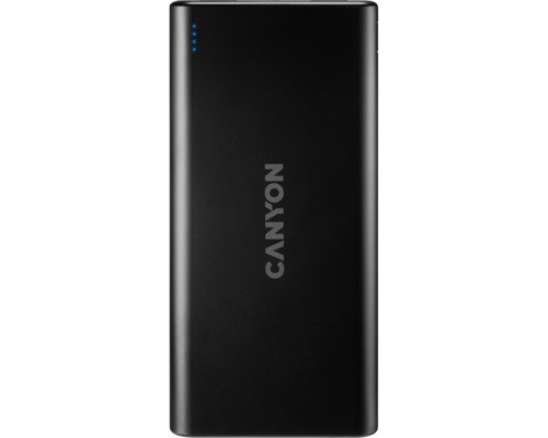 Батарея універсальна Canyon PB-106 10000mAh Input 5V/2A, Output 5V/2.1A(Max) (CNE-CPB1006B) 