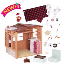 Ігровий набір Our Generation Будинок з аксесуарами Cozy Cabin (BD37961)