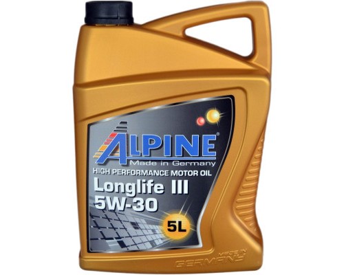 Моторна олива Alpine 5W-30 Longlife III 5л (0285-5)