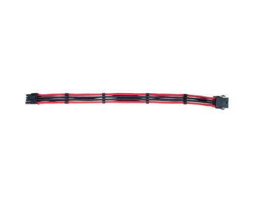 Кабель Qube для блока питания QUBE 6+2P VGA Black-Red (QBW8PBR)