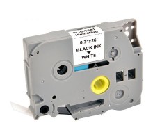Стрічка для принтера етикеток UKRMARK RL-B-T241P-BK/WT, аналог TZE241. 18 мм х 8 м (900244)