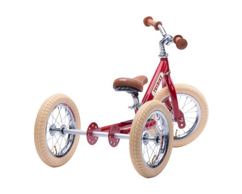 Біговел Trybike триколісний балансуючий рубіновий (TBS-2-RED-VIN+TBS-100-TKV)