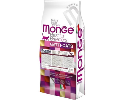 Сухий корм для кішок Monge Cat Indoor зі смаком курки та рису 10 кг (8009470004824)