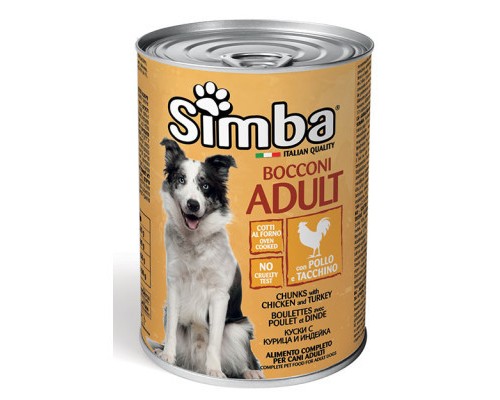 Консерви для собак Simba Dog Wet курка з індичкою 415 г (8009470009027)