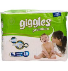 Підгузки Giggles Premium Junior 11-25 кг 36 шт (8680131201617)