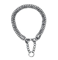 Нашийник для тварин Trixie дворядний хромований 60 см/2.5 мм (4011905022468)