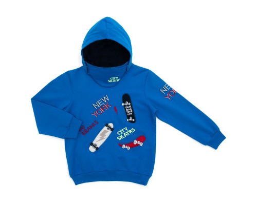 Кофта дитяча Breeze зі скейтом (14448-128B-blue)
