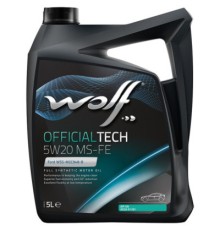 Моторна олива Wolf OFFICIALTECH 5W20 MS-FE 4л (8320187)