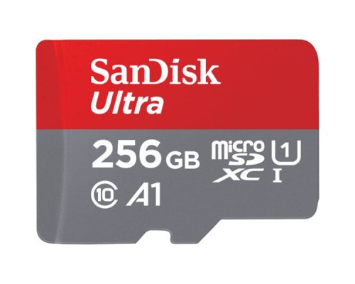 Карта пам'яті SanDisk 256 GB microSDXC UHS-I Ultra A1 (SDSQUA4-256G-GN6MN)