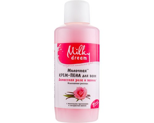 Піна для ванн Milky Dream Дамаська троянда і ваніль 1000 мл (4820205300271)