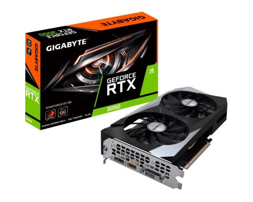 Відеокарта GIGABYTE GeForce RTX3050 8Gb WINDFORCE OC (GV-N3050WF2OC-8GD)
