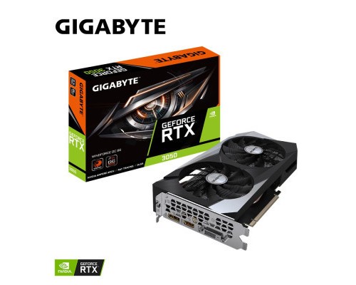 Відеокарта GIGABYTE GeForce RTX3050 8Gb WINDFORCE OC (GV-N3050WF2OC-8GD)