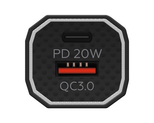 Зарядний пристрій MAKE car 38W PD+QC Black (MCW-34PBK)