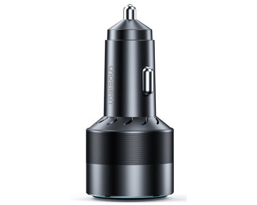 Зарядний пристрій Choetech car 2хUSB-C+USB-A 130W QC3.0/PD/PPS black (TC0011-BK)