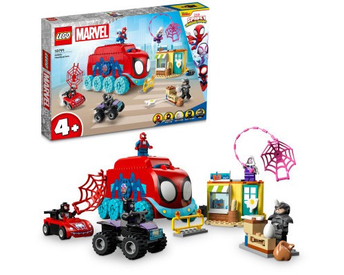 Конструктор LEGO Marvel Мобільна штаб-квартира команди Павука 187 деталей (10791)