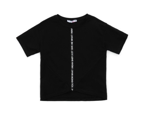 Футболка дитяча Blueland базова (3725-152G-black)
