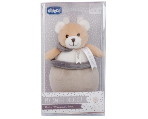 Іграшка-підвіска Chicco музична Ведмежа Doudou (09618.00)