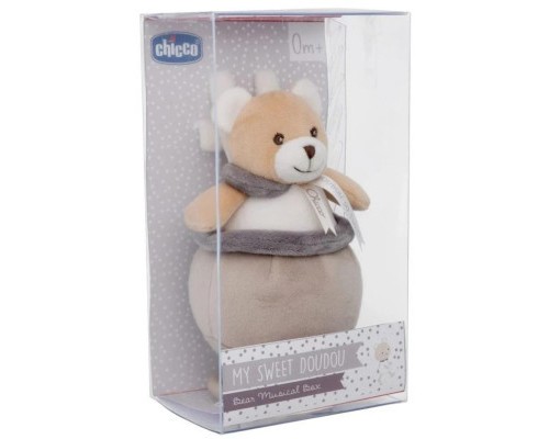 Іграшка-підвіска Chicco музична Ведмежа Doudou (09618.00)