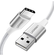 Дата кабель USB 2.0 AM to Type-C 2.0m 3.0A 18W US288 White Ugreen (60133)