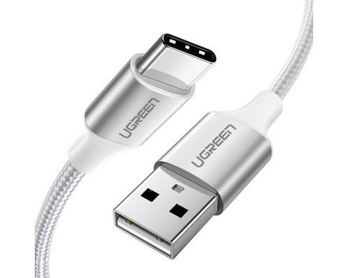 Дата кабель USB 2.0 AM to Type-C 2.0m 3.0A 18W US288 White Ugreen (60133)