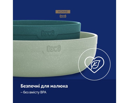 Тарілка дитяча Lovi Pistachio М'ятні 2 шт (21/531_gre)