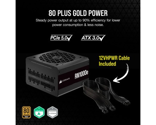 Блок живлення Corsair 1000W RM1000e (CP-9020264-EU)