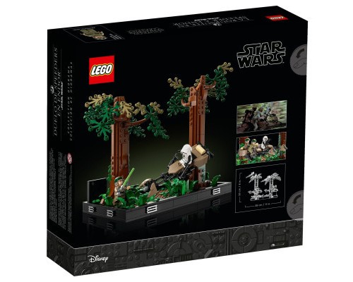 Конструктор LEGO Star Wars Діорама Погоня на спідері на Ендорі 608 деталей (75353)