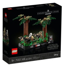 Конструктор LEGO Star Wars Діорама Погоня на спідері на Ендорі 608 деталей (75353)