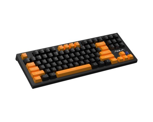 Клавіатура Aula F3032 Keycaps plus 21 Dark Yellow Keys KRGD Brown USB UA Black (6948391201740)