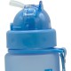 Пляшка для води Casno 400 мл MX-5028 More Love Блакитна з соломинкою (MX-5028_Blue)