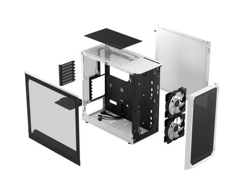 Корпус Fractal Design Focus 2 RGB White TG ClearTint (FD-C-FOC2A-04)