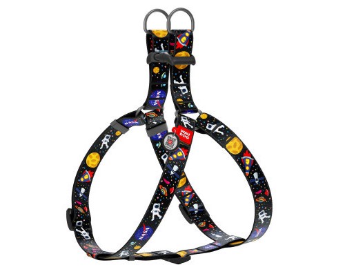 Шлея для собак WAUDOG Nylon з QR паспортом анатомічна 