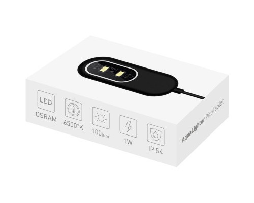 Світильник для акваріума Aqualighter Pico Tablet (для прісноводних акваріумів до 10л) 6500 к чорний (87671) Світильник для акваріума Aqualighter Pico Tablet (для прісноводних акваріумів до 10л) 6500 к чорний (87671)