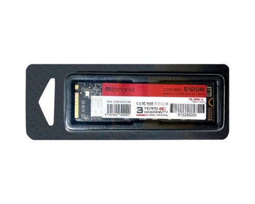 Накопичувач SSD M.2 2280 512GB Mibrand (MIM.2SSD/CA512GB)