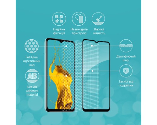 Скло захисне Piko Full Glue Tecno Spark Go 2023 (1283126564857)