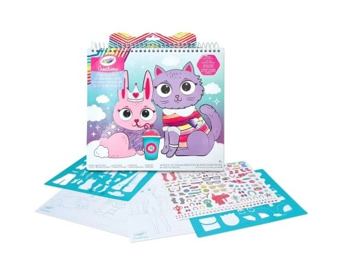 Набір для творчості Crayola Creations Pet Fashion Studio Розмальовка 40 сторінок (04-1173)