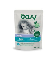 Вологий корм для кішок OASY Adult з тунцем 85 г (8053017345659)