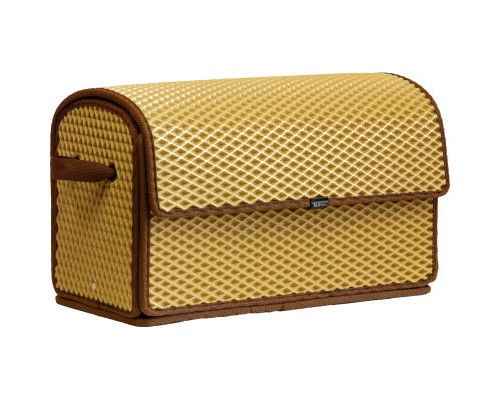 Сумка-органайзер EVAtech 30x49x25 см Бежевий з коричневим кантом (BS12258SM5RIE)