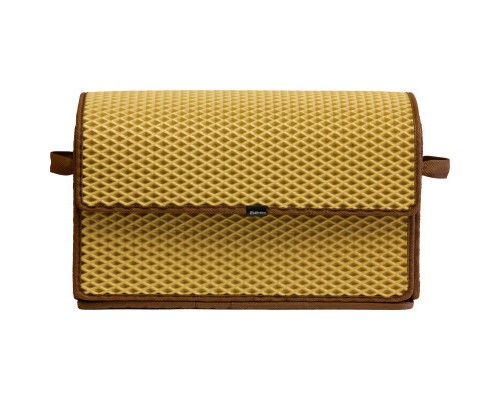 Сумка-органайзер EVAtech 30x49x25 см Бежевий з коричневим кантом (BS12258SM5RIE)