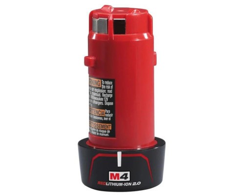 Акумулятор до електроінструменту Milwaukee Li-Ion M4 B2, 2Ah (4932430098)