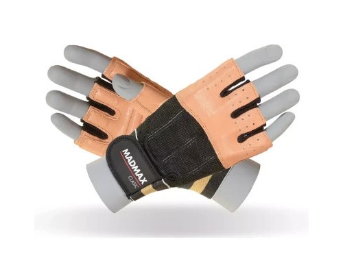 Рукавички для фітнесу MadMax MFG-248 Clasic Brown XL (MFG-248-Brown_XL)