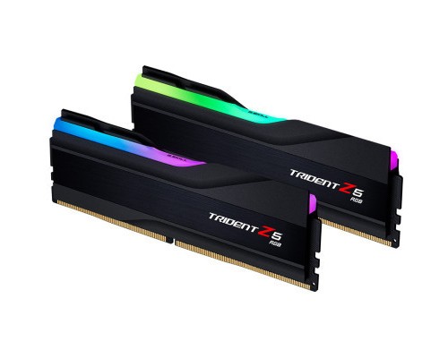 Модуль пам'яті для комп'ютера DDR5 32GB (2x16GB) 8000 MHz Trident Z5 RGB Black G.Skill (F5-8000J3848H16GX2-TZ5RK)