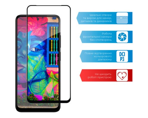 Скло захисне ACCLAB Full Glue Xiaomi Redmi Note 12S (1283126564987)