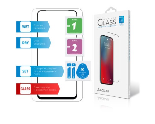 Скло захисне ACCLAB Full Glue Xiaomi Redmi Note 12S (1283126564987)