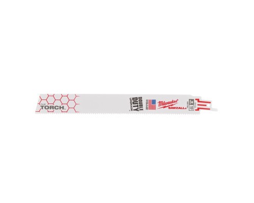 Полотно Milwaukee для шабельної пили, TORCH 230мм, крок 2,5мм, 5шт, метал (48005713)