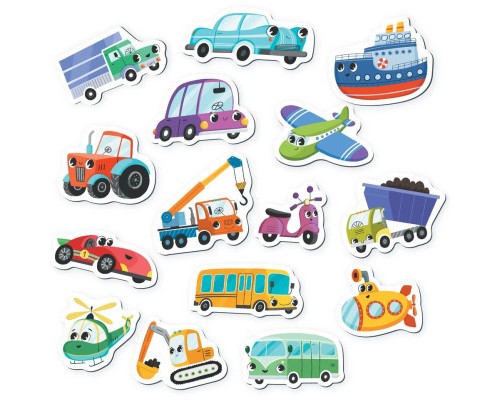 Пазл DoDo Набір магнітів Транспорт (200260)